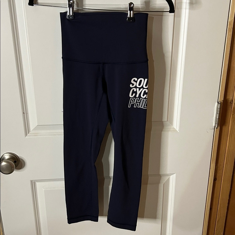 Lululemon Wunder Under Crop (High-Rise) *Full-On Luxtreme 21" Midnight Navy